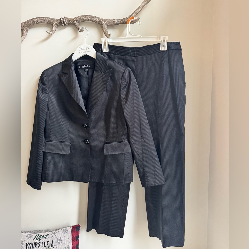 KASPER PINSTRIPE SUIT